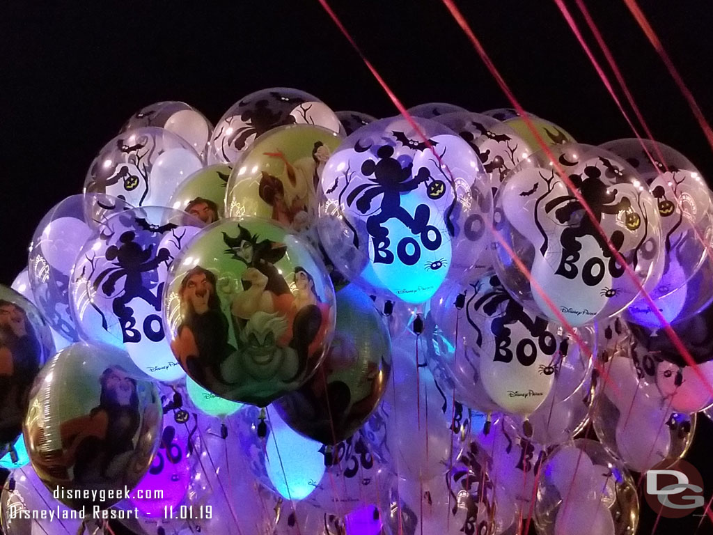 Halloween Balloons on Main Street USA