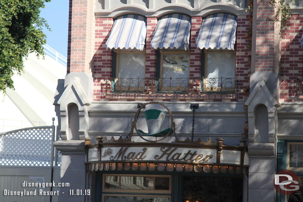 The Halloween pumpkins and bunting are removed from the Main Street buildings.