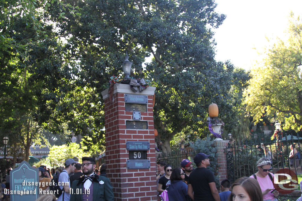 3pm and Haunted Mansion Holiday FastPasses are gone for the day.  I lucked out and when I checked the app at first it said 10pm, then I checked DCA to see what was available and then back to Disneyland and a 2-3pm one popped up so I grabbed it.