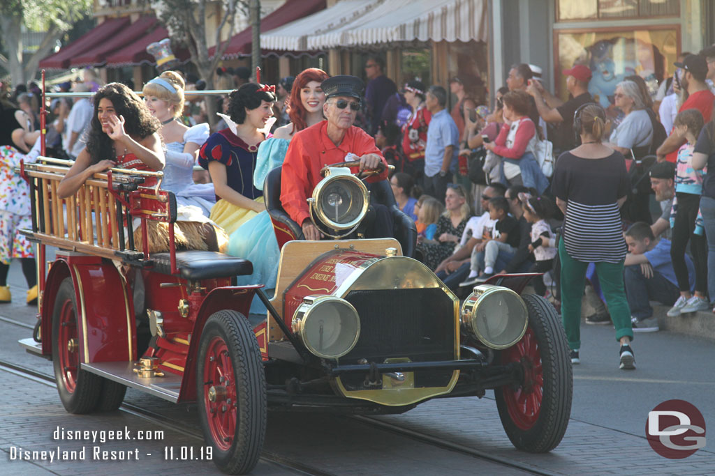 Mickey and Friends Band-Tastic Cavalcade passed by as I was leaving the park.