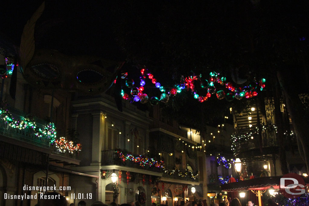 New Orleans Square this evening.