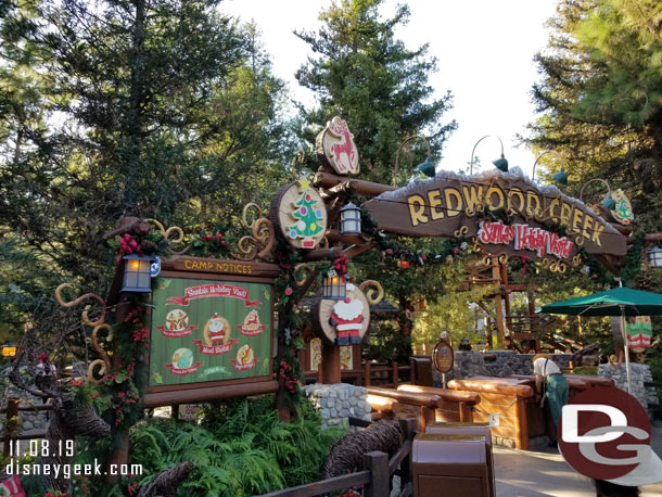 Redwood Creek Challenge trail is hosting Santa