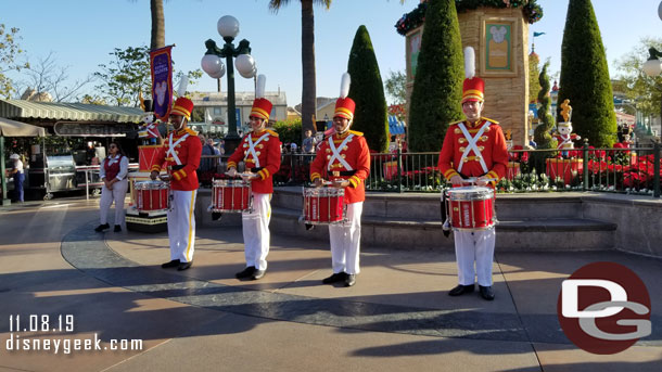 Next up Holiday Toy Drummers. Here are some pictures from their 3:00pm performance.