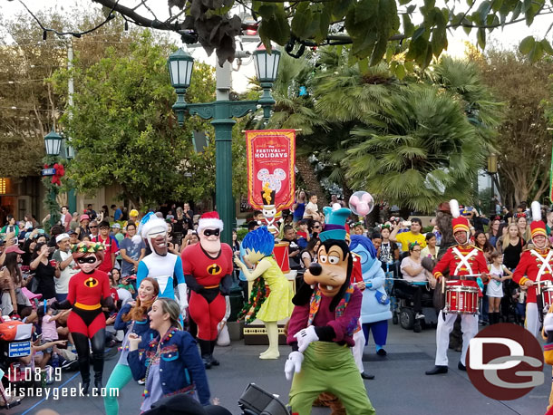 At the Carthay Circle show stop, where Five & Dime stop usually.