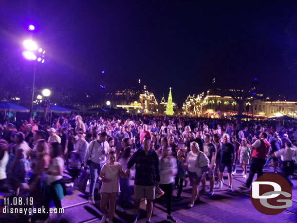 Main Street USA after the parade.