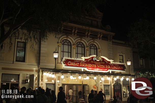 The exterior renovation of the Opera House is complete. It is not decorated for Christmas yet 