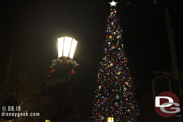 Passing by the Buena Vista Street Tree