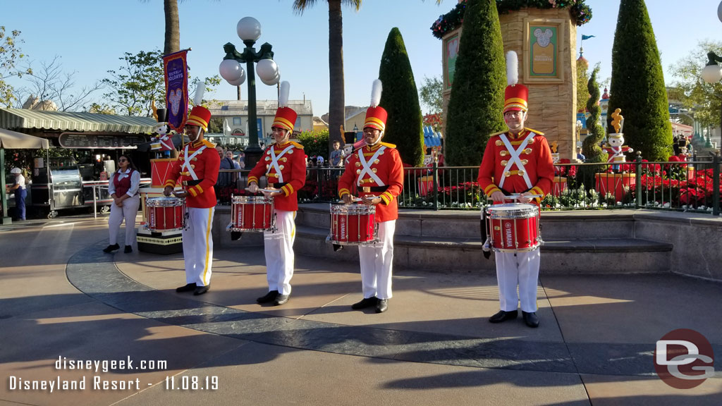 Next up Holiday Toy Drummers. Here are some pictures from their 3:00pm performance.