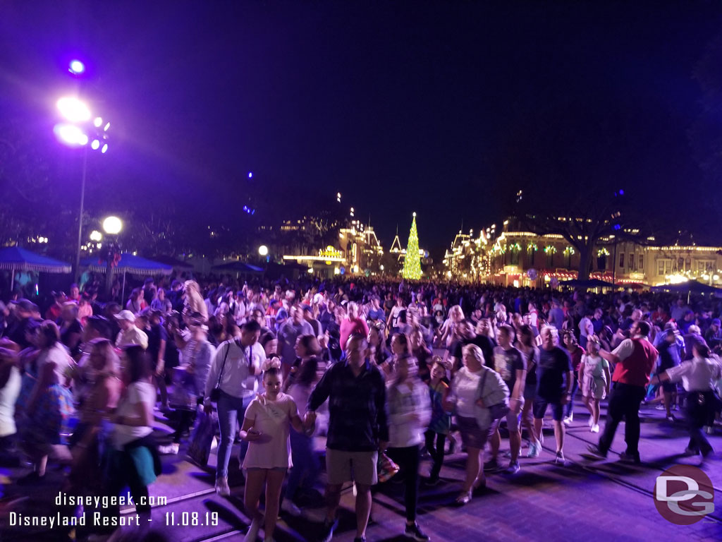 Main Street USA after the parade.