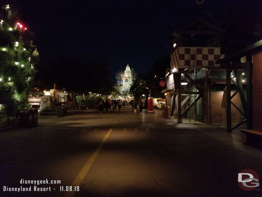 Making my way out of the park through Grizzly Peak Airfield.