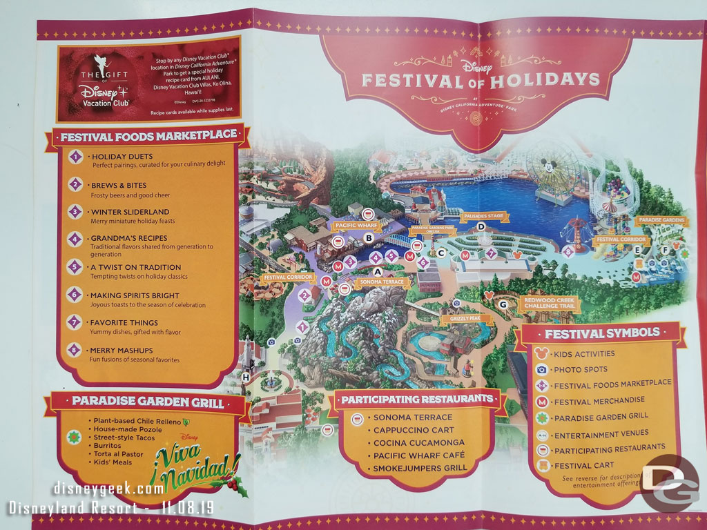 Festival of Holidays Map