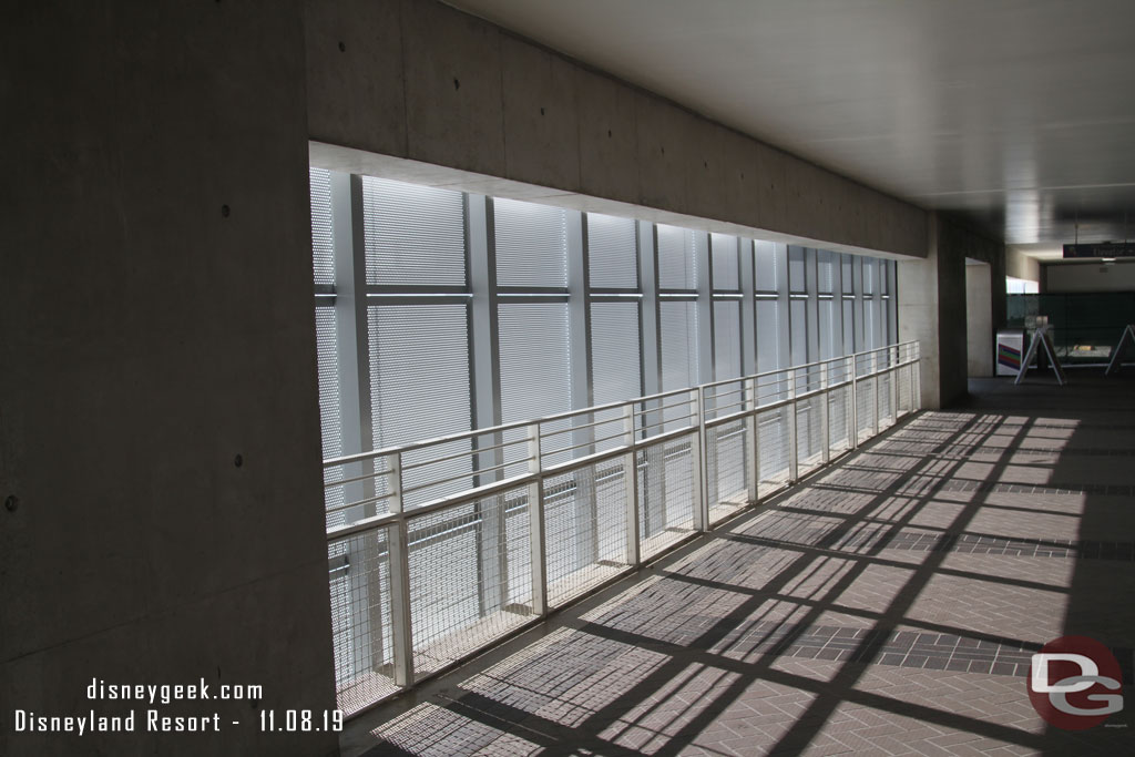 The 5th floor work above the restrooms to cover the opening is completed.