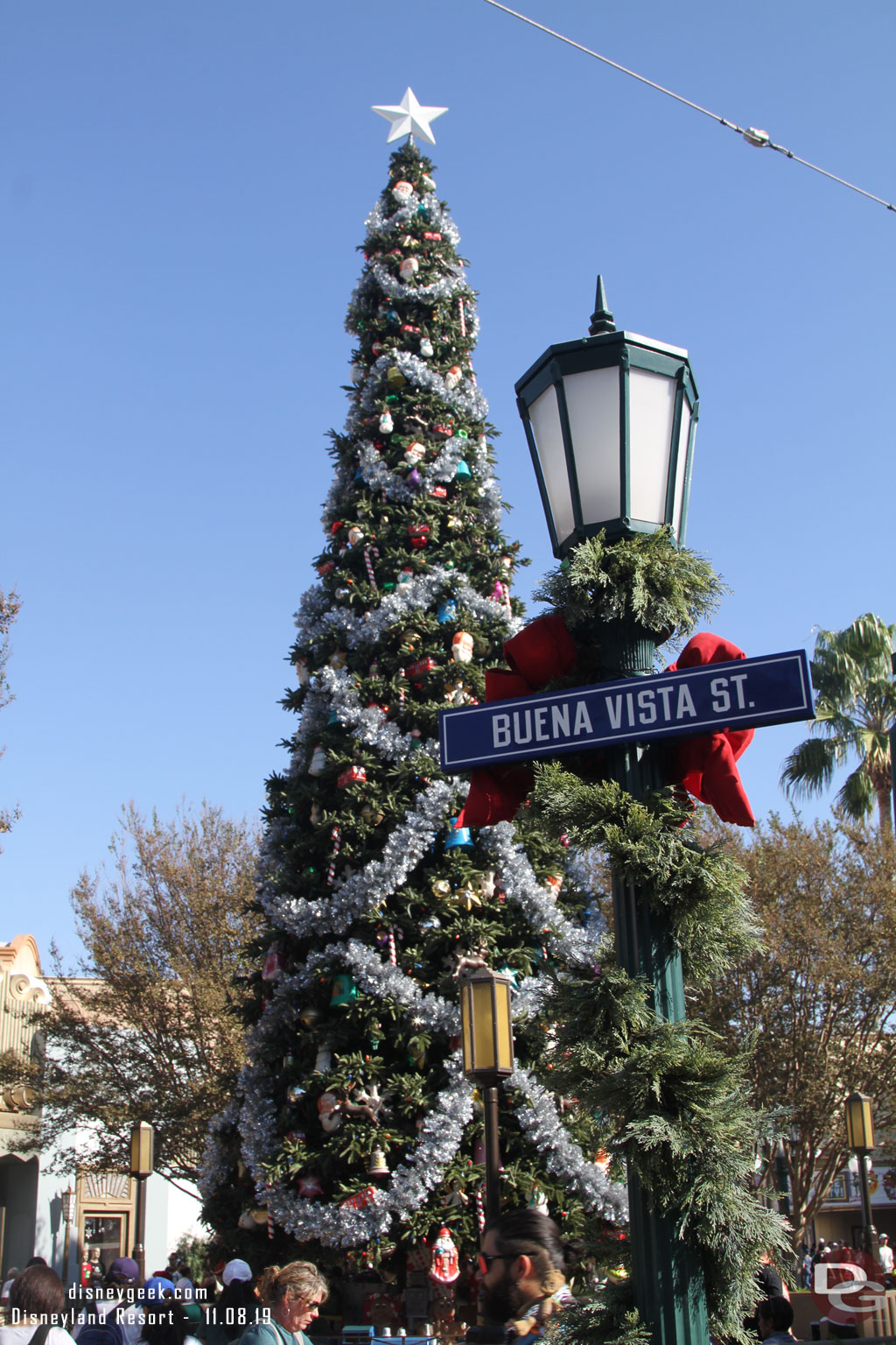 The Disney California Adventure Christmas Tree.