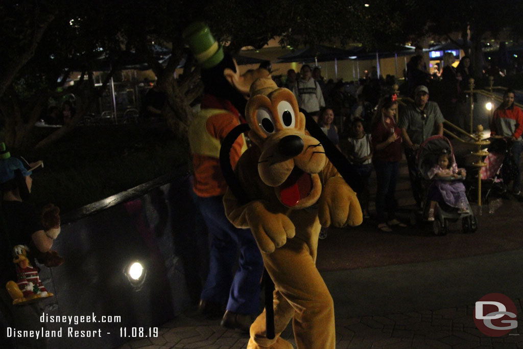 Pluto striking some poses for the cameras.