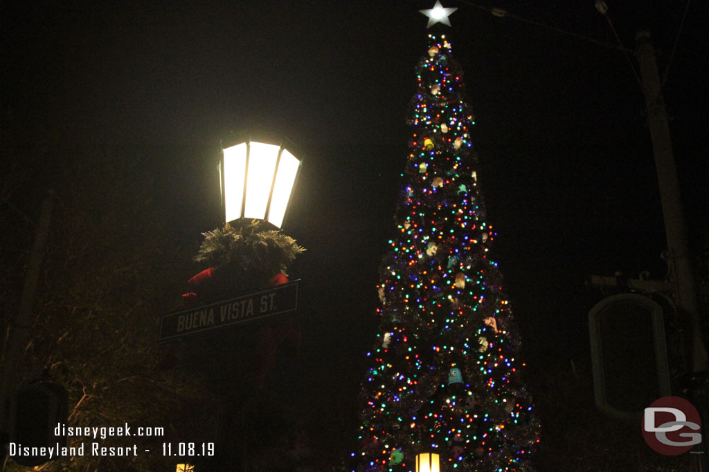 Passing by the Buena Vista Street Tree