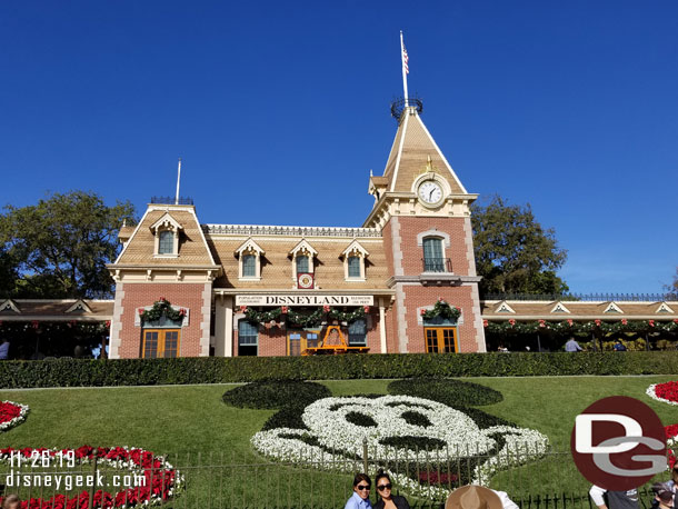 First stop today, Disneyland.  This was about 30 minutes after arriving at the parking structure to reach the park entrance today.