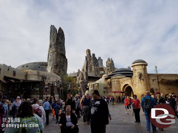 Paid a visit to Batuu and walked through Black Spire Outpost.