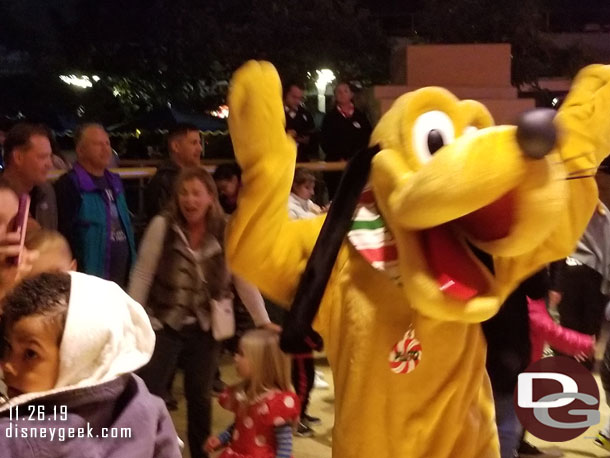 Pluto was also dancing.