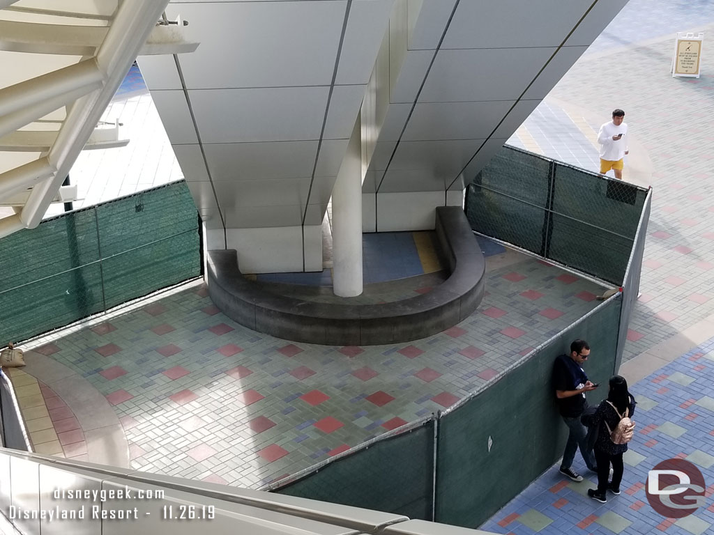 A couple areas are still fenced in at the tam stop.  If you were curious in terms of time from the parking booth until now was about 15 minutes.