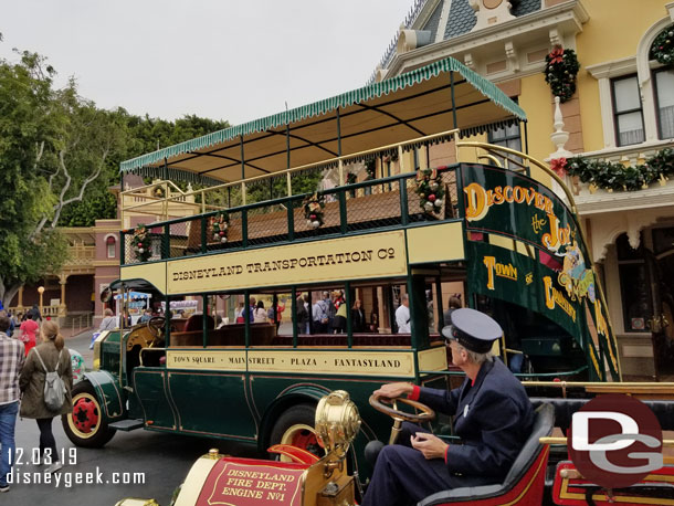 Main Street Transportation unloading before heading in.