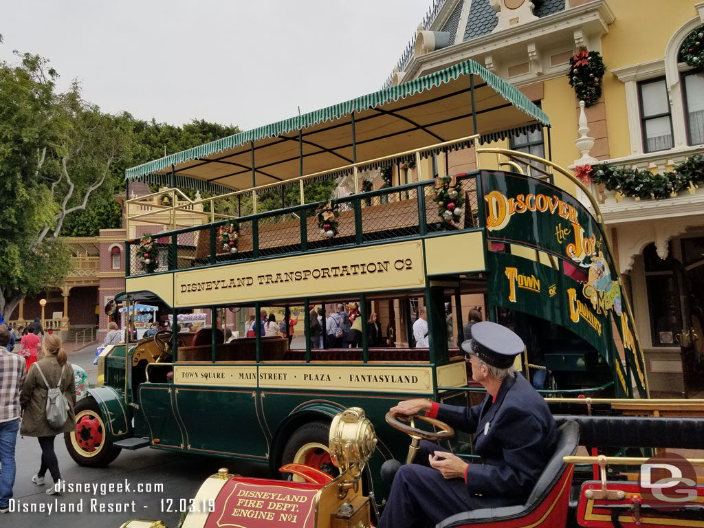 Main Street Transportation unloading before heading in.