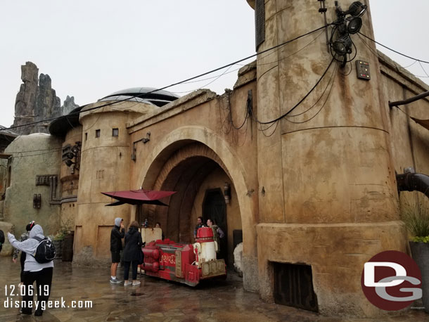 Another cart located between the First Order area and the Cantina.