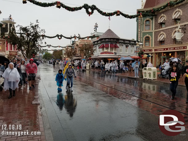 Found a spot for the Cavalcade (was not hard with the rain).