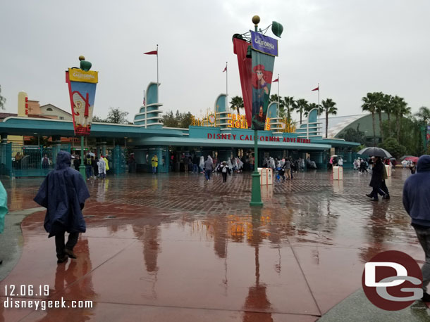 Making my way across the Esplanade to Disney California Adventure.