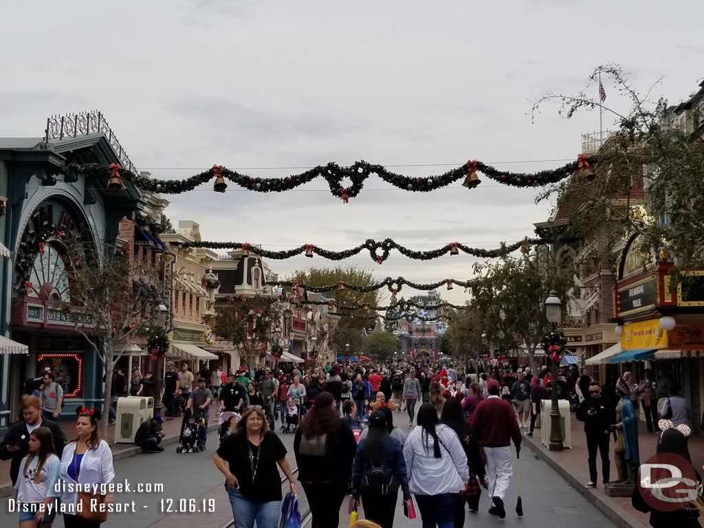 Main Street USA this afternoon