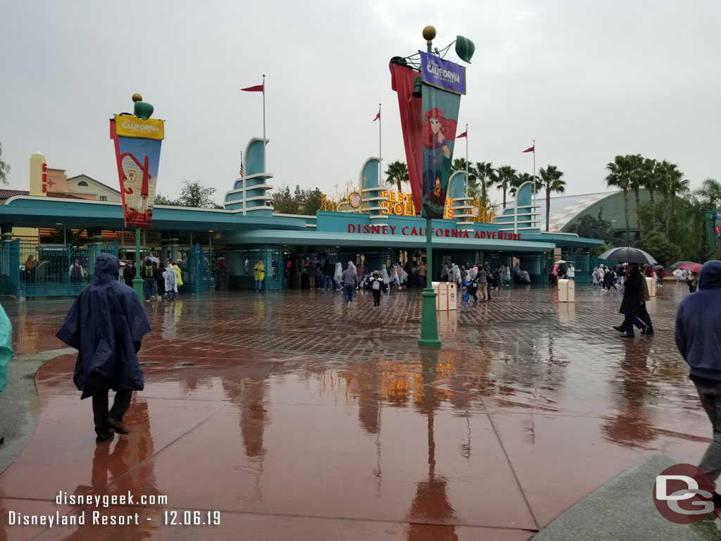 Making my way across the Esplanade to Disney California Adventure.