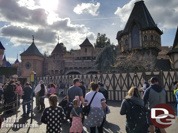 Snow White's Scary Adventure is behind walls for an extended renovation.