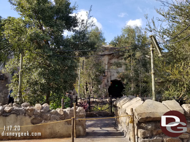 Looking into the queue.. as close as I will get to riding for a while probably.  Boarding groups will be disappearing near park opening for the foreseeable future, just like WDW.