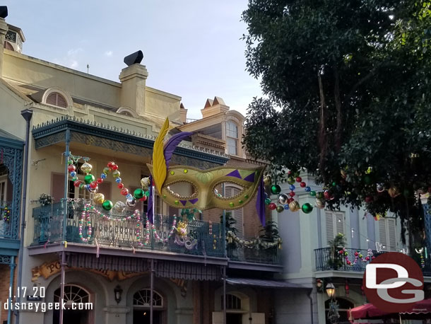 Passing by New Orleans Square.