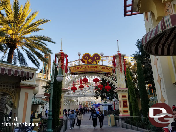 Heading toward Pixar Pier.