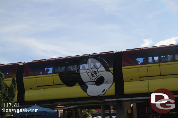 The Monorails still feature the Get Your Ears on Wraps.