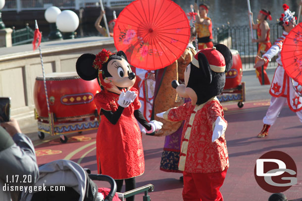 Mickey Mouse & Minnie Mouse have new outfits this year.