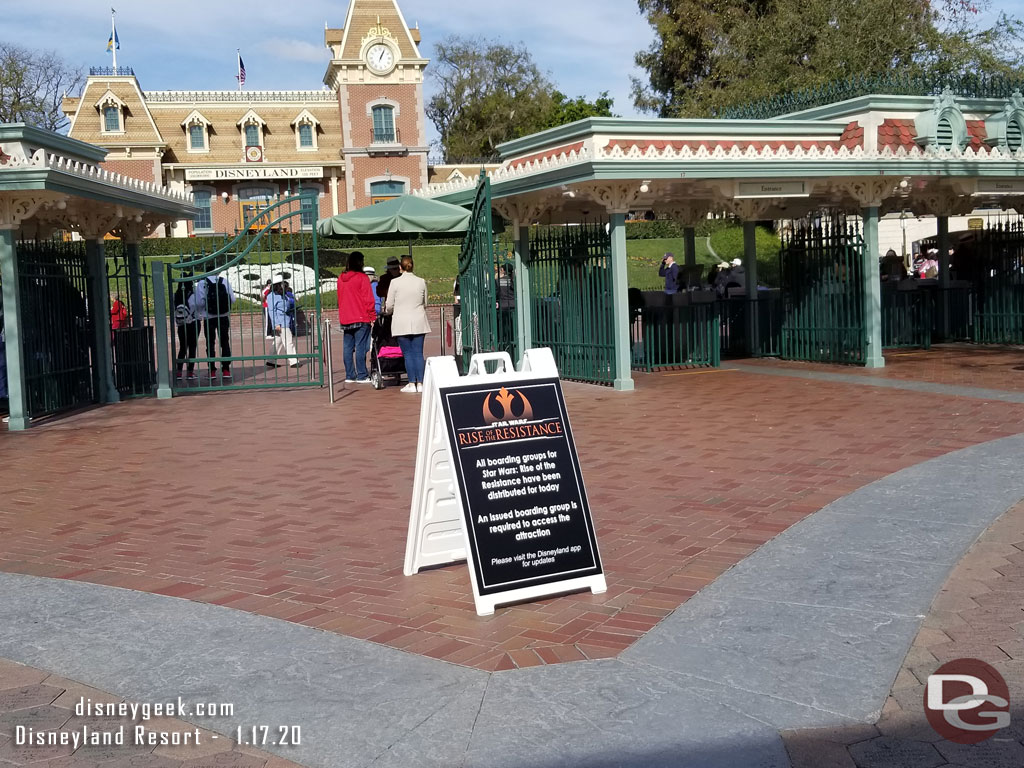 There are several set up before you reach the turnstiles.