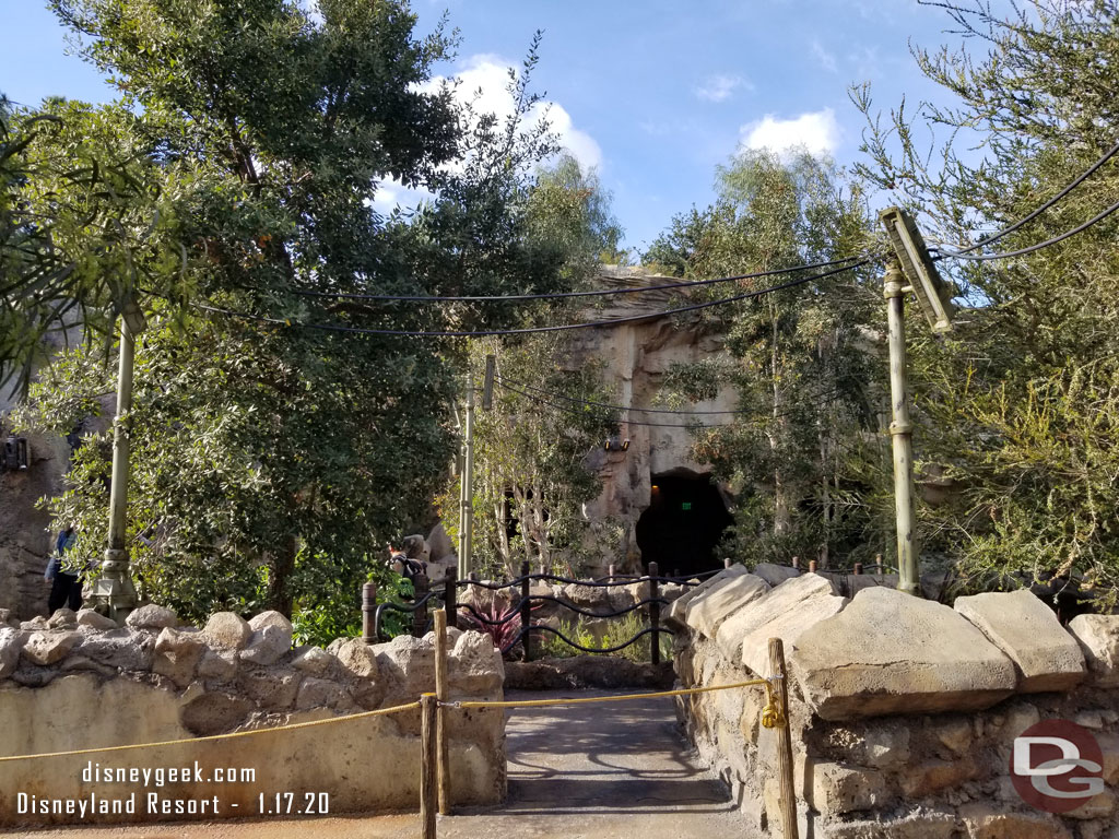 Looking into the queue.. as close as I will get to riding for a while probably.  Boarding groups will be disappearing near park opening for the foreseeable future, just like WDW.