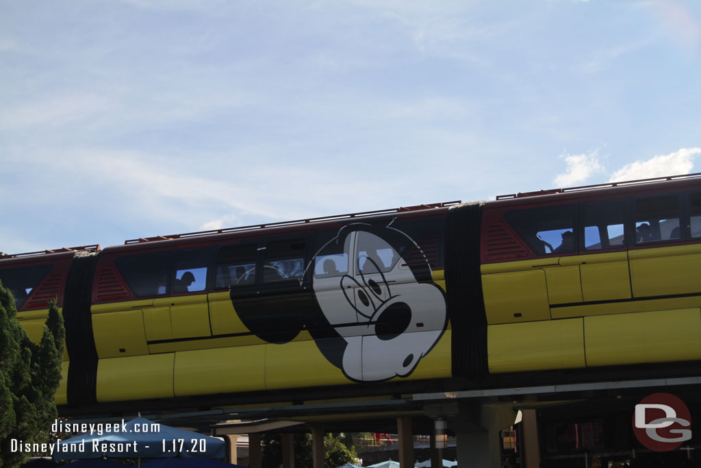 The Monorails still feature the Get Your Ears on Wraps.