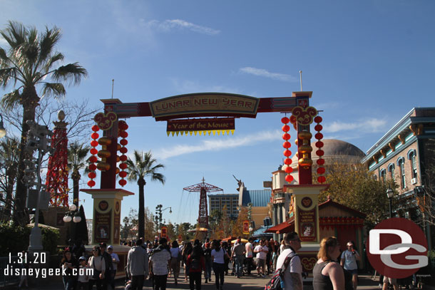 The Lunar New Year celebration continues through next weekend (the 9th)