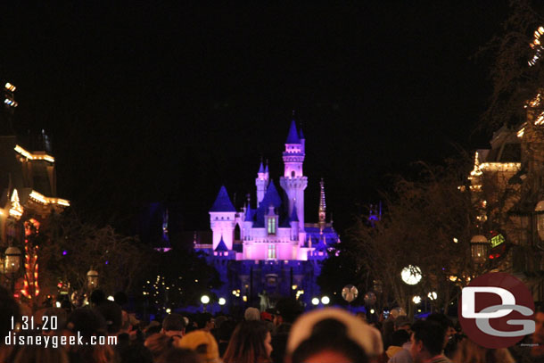 Sleeping Beauty Castle from Main Street USA.