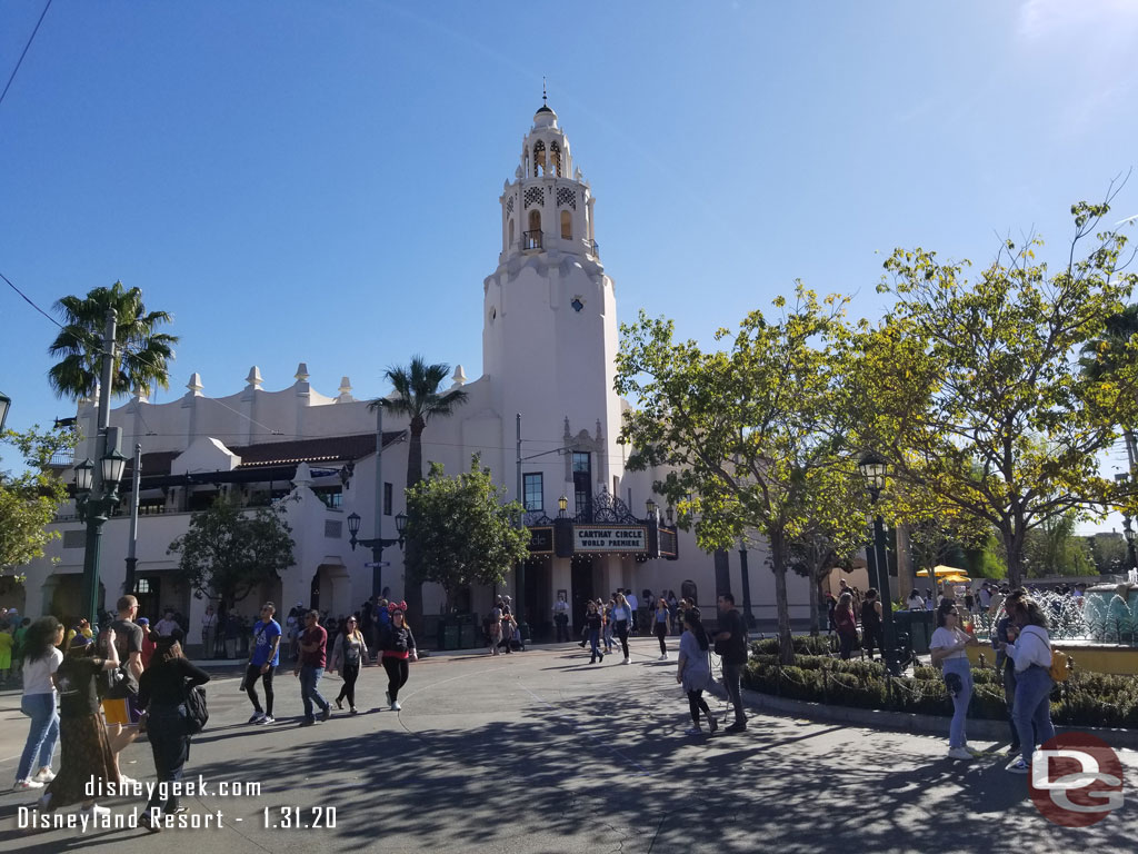 Started my afternoon at Disney California Adventure