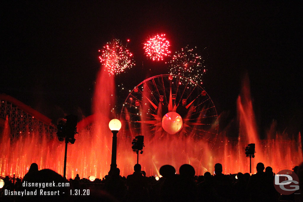 Fireworks finale.