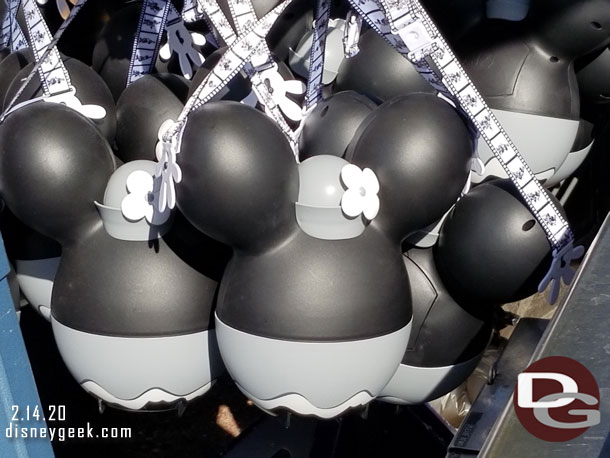 A closer look at the Steamboat Minnie Popcorn Bucket, these were in Tomorrowland.