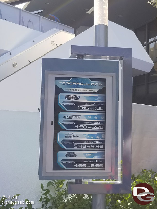 A closer look at your four FastPass choices at this distribution location.