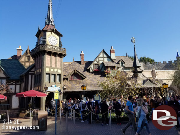 Peter Pan this afternoon was a posted 40 minute wait.