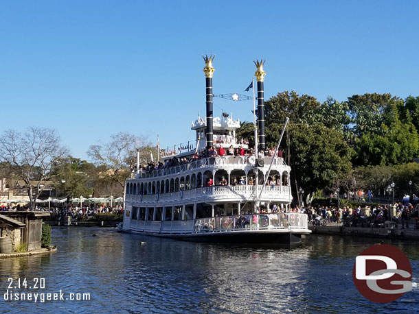 The Mark Twain has returned to service after its brief renovation.