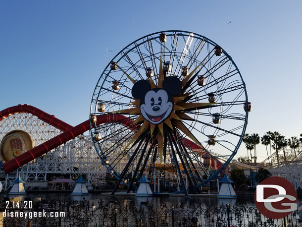 Today is National Ferris Wheel Day.  The Pixar Pal-A-Round on Pixar Pier.