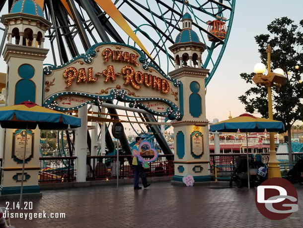 This was disappointing.. no photo props for National Ferris Wheel Day.. instead celebrating some other holiday... like everywhere else in the parks.