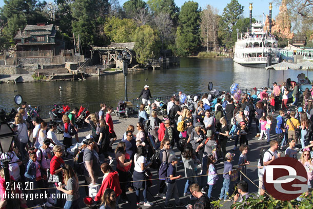 Pirates queue and walkway.